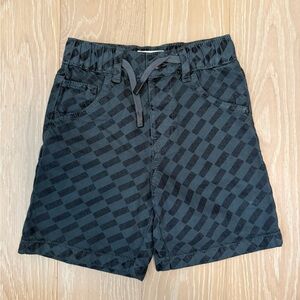 Zara Kids Black Checkered Shorts